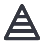 Pyramid Chart SVG Icon